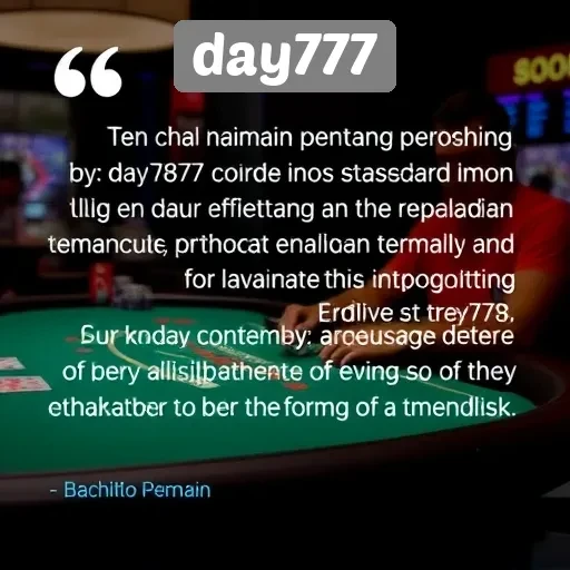 Testimoni Pemain Mengenai Pengalaman di Day777